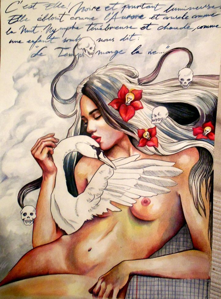 JanaAlvarez_Musa Lámina original 41x30cm_artAmore_sitges Expo Jana Alvarez