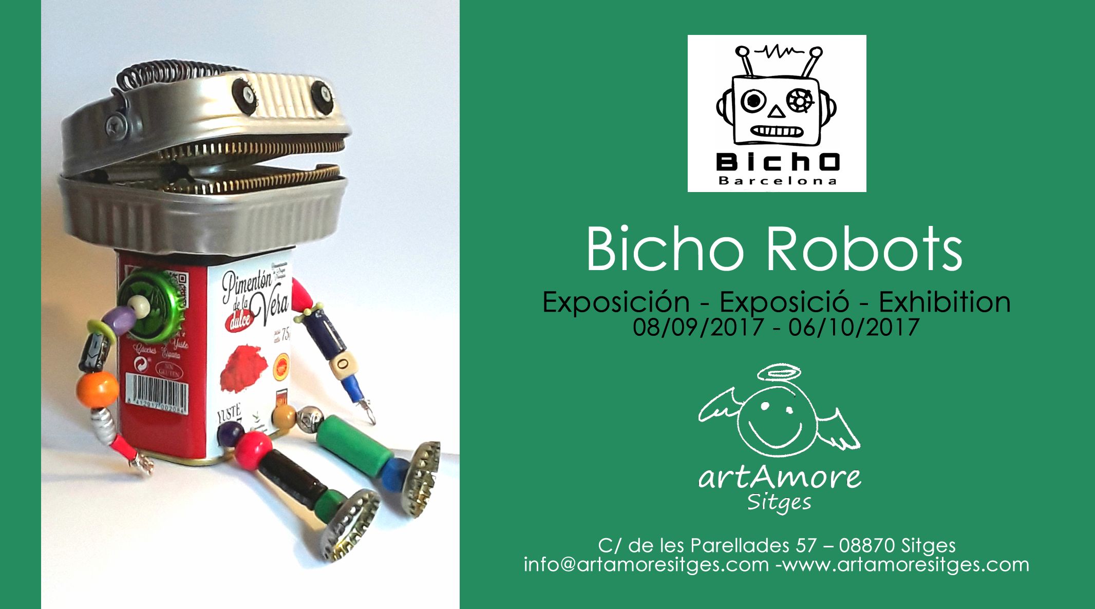 artAmore Sitges, presents the exhibition, BICHO BARCELONA
