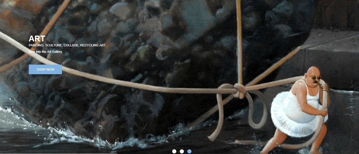 New website: Art Gallery and Crafts Shop online