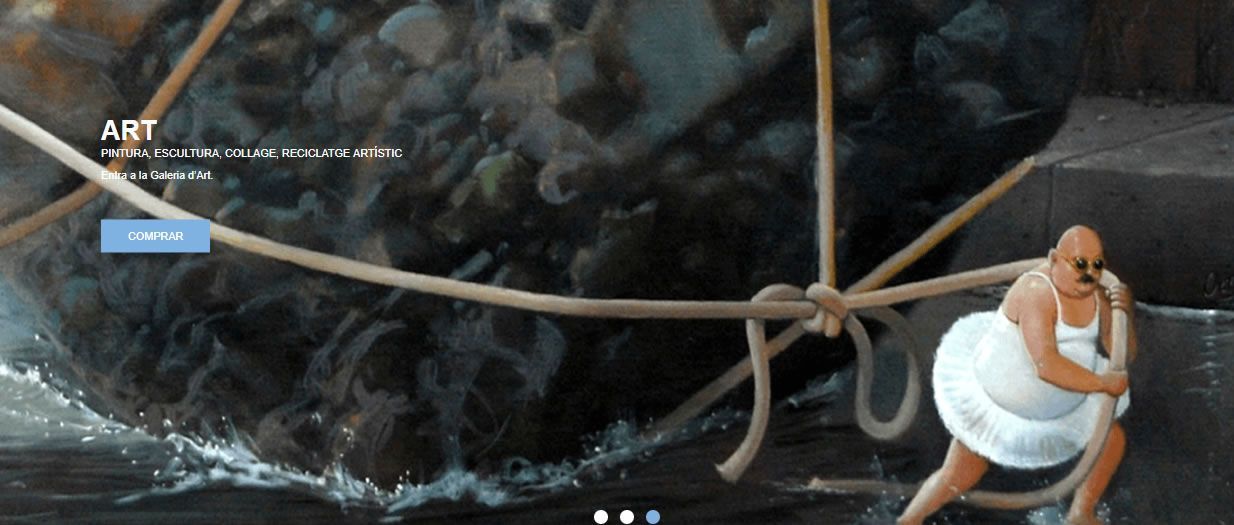 Nova web: Galeria d’Art i Botiga d’Artesania online